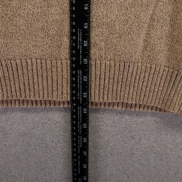 Karen Scott Sweater Womens Medium Cowl Neck Pullover Knit Casual Tan Long Sleeve - Picture 6 of 7